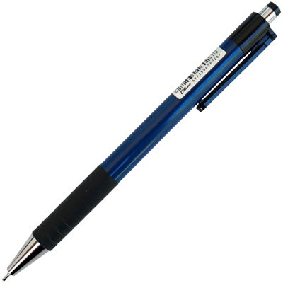 Pix cu mecanism de 0.5 MM si grip de cauciuc, Piano PT-323, cu mina albastra si culoarea corpului albastru
